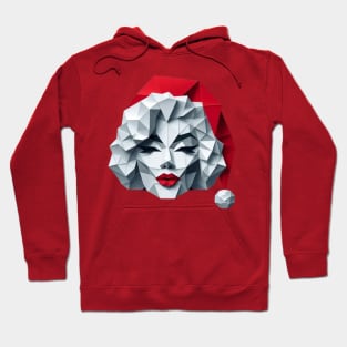 Christmas Santa  Marilyn Monroe Hoodie